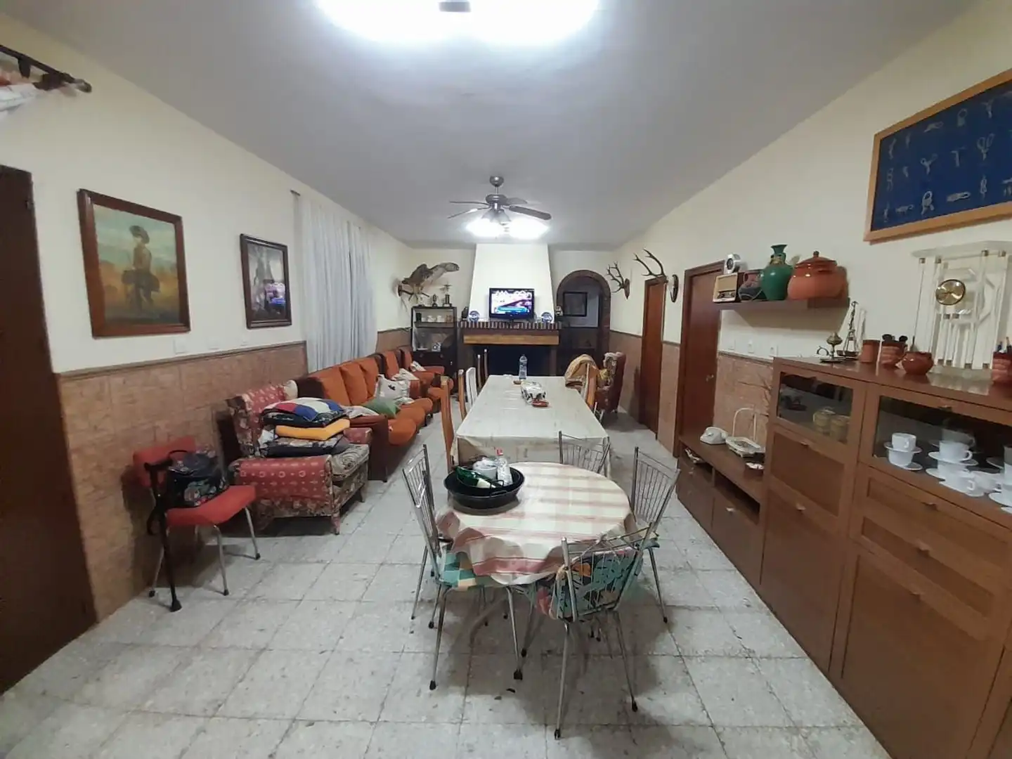 Sala de estar de Finca rústica en venta en Fuente Obejuna con Jardín privado