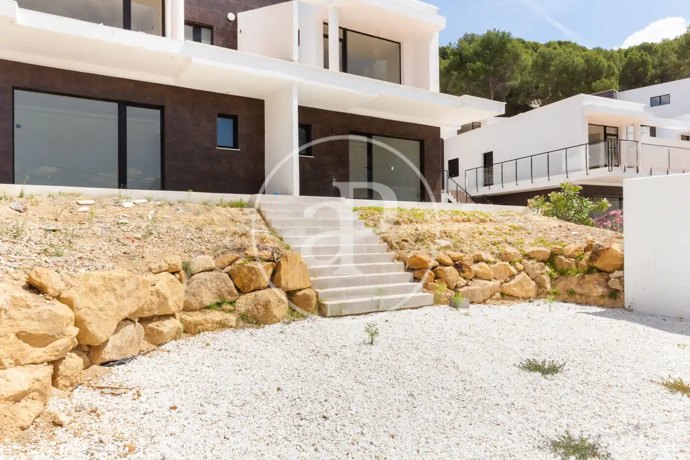 Vista exterior de Casa adosada en venta en Chiva con Aire acondicionado, Calefacción y Jardín privado