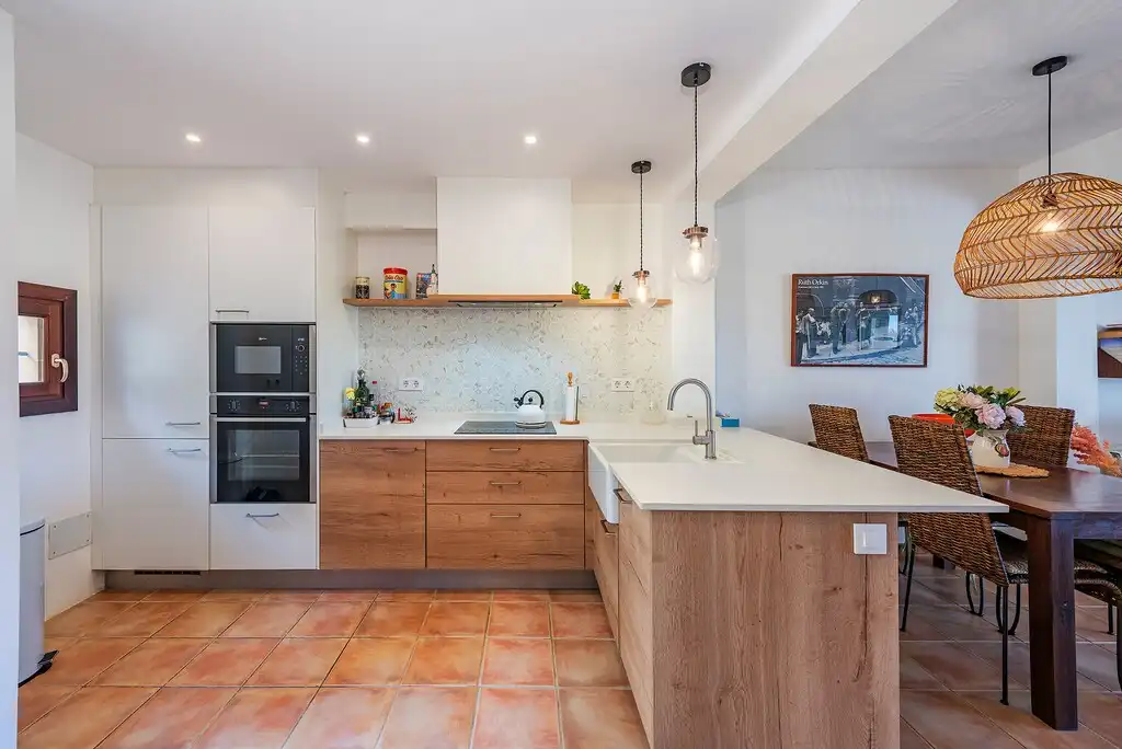Cocina de Finca rústica en venta en Manacor con Aire acondicionado, Calefacción y Terraza