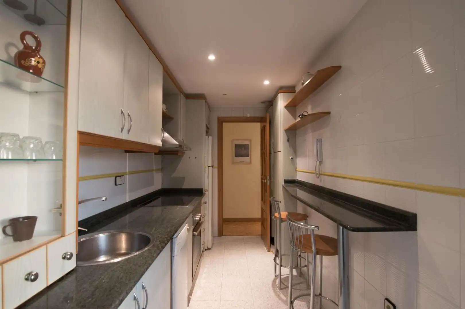 Küche von Wohnung zur Miete in Murcia mit Heizung, Parkett und Terrasse
