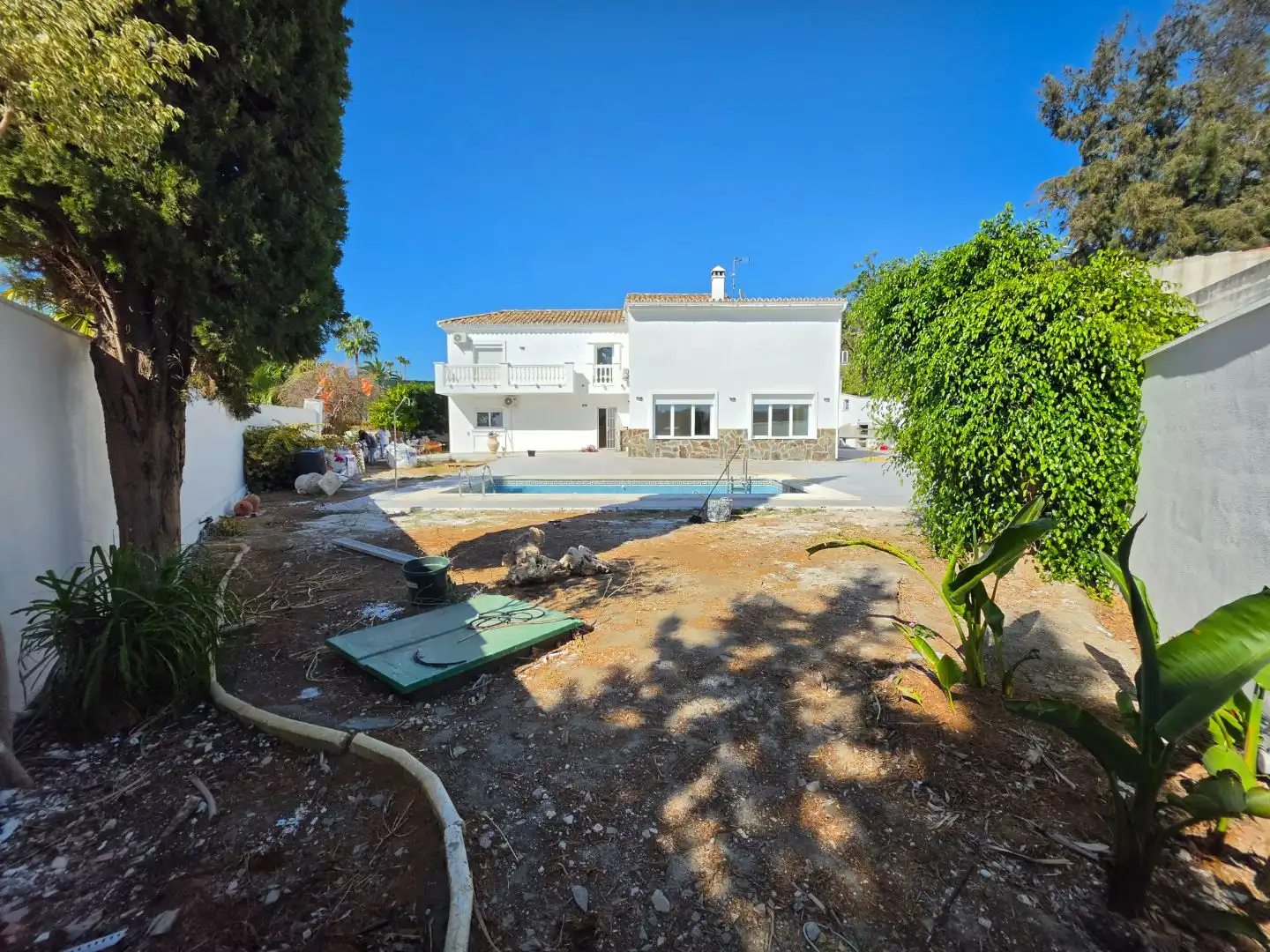 Jardí de Casa o xalet de lloguer en Marbella amb Jardí privat, Terrassa i Piscina