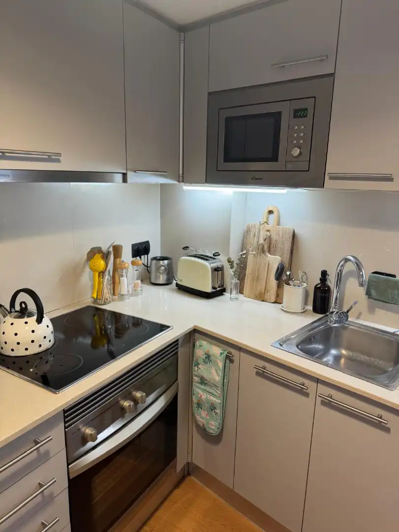 Cocina de Ático en venta en Badalona con Aire acondicionado, Calefacción y Terraza