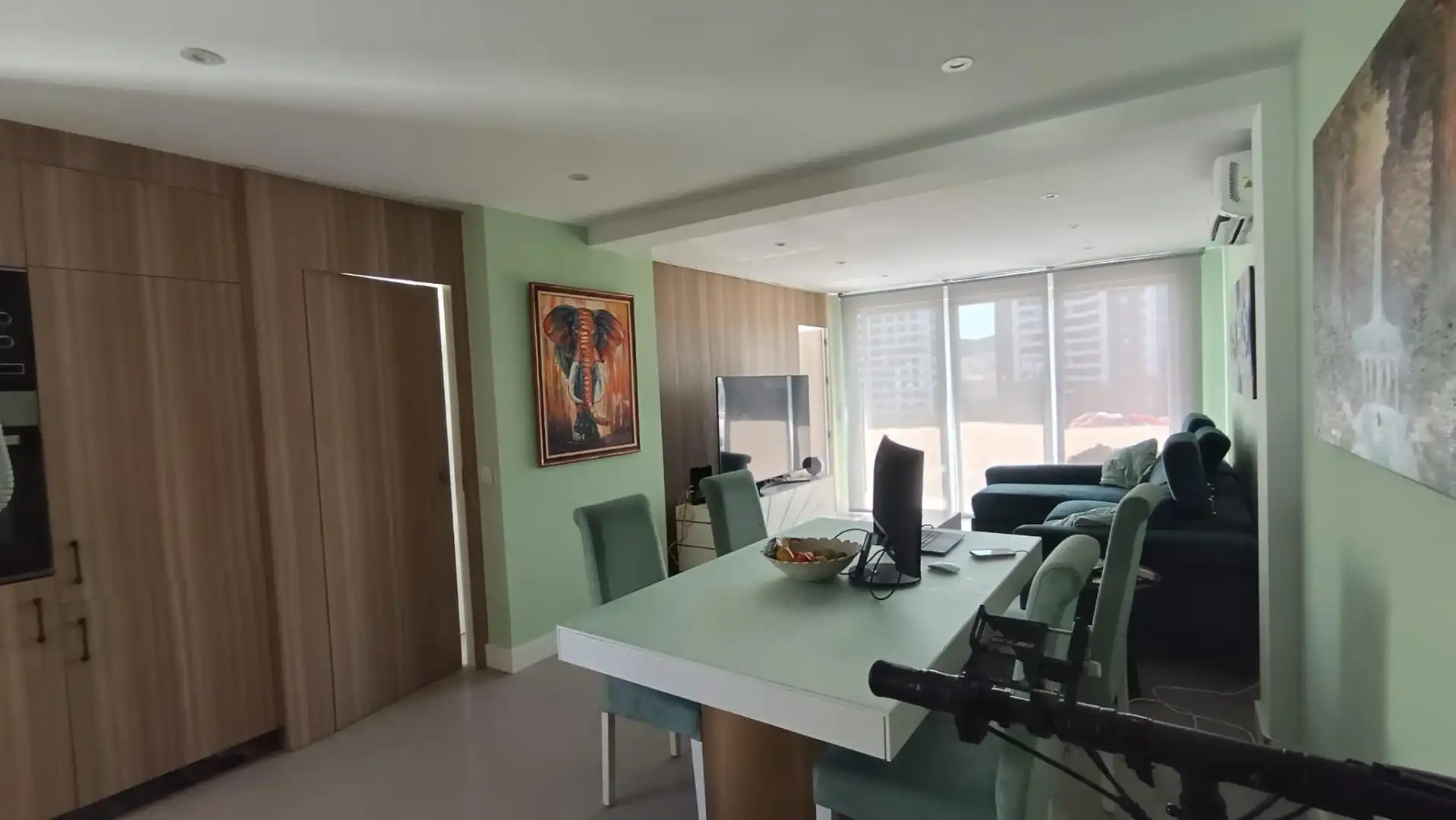 Living room of Flat for sale in Málaga  with Air Conditioner, Private garden and Terrace