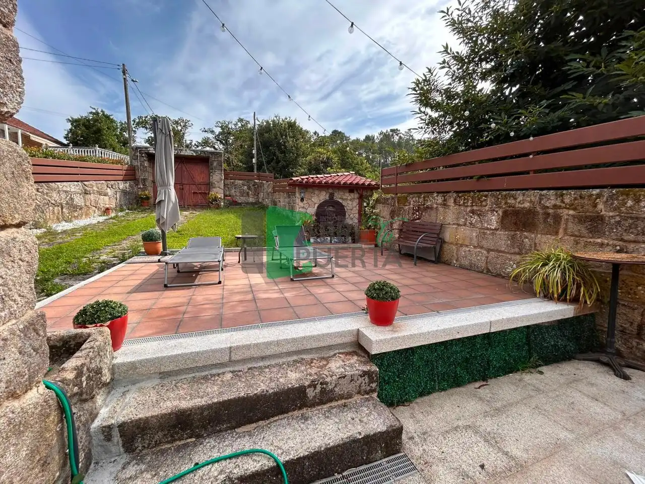 Terraza de Casa o chalet en venta en Amoeiro con Calefacción, Jardín privado y Terraza