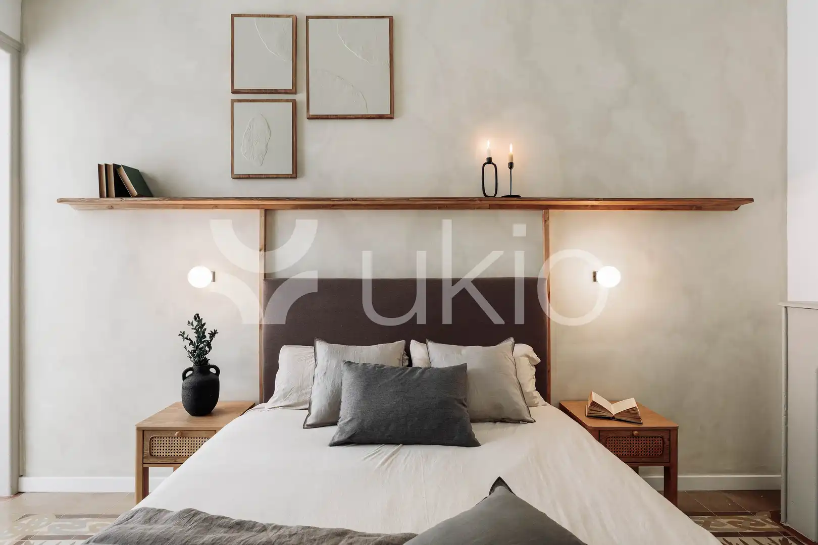Habitación de Apartamento de alquiler en Barcelona con Aire acondicionado, Calefacción y Amueblado