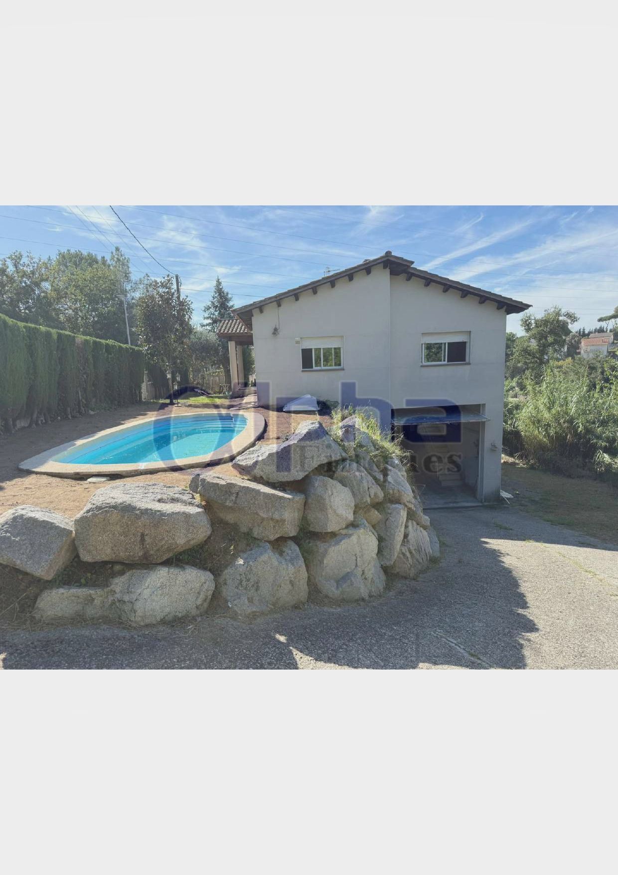 Vista exterior de Casa o xalet en venda en Riells i Viabrea amb Calefacció, Jardí privat i Traster