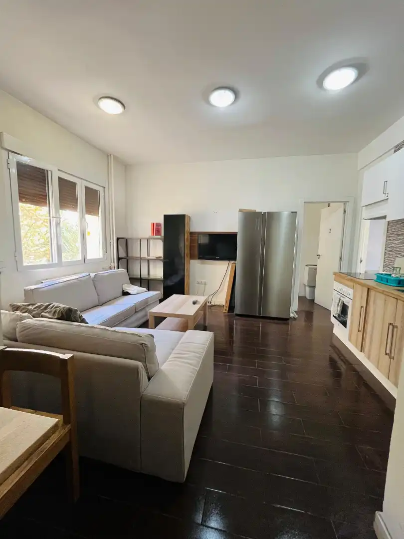 Sala de estar de Piso de alquiler en  Madrid Capital con Calefacción, Amueblado y Lavadora