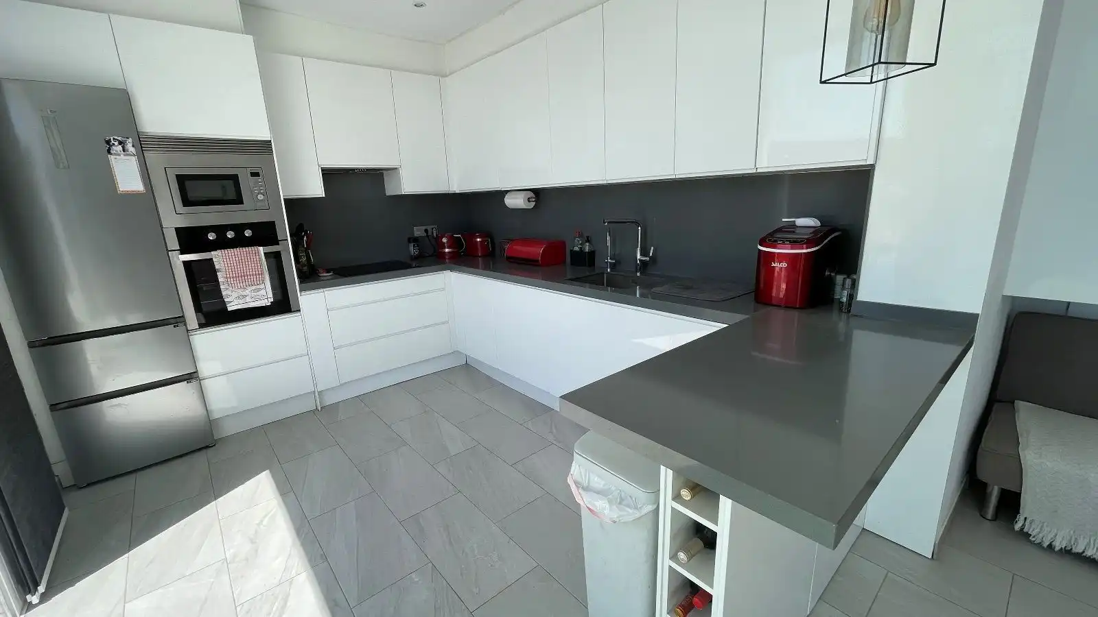Cocina de Casa o chalet de alquiler en Estepona con Aire acondicionado, Terraza y Piscina