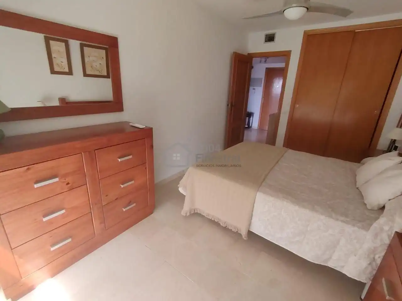 Bedroom of Flat for rent in Villajoyosa / La Vila Joiosa  with Air Conditioner, Terrace and Furnished