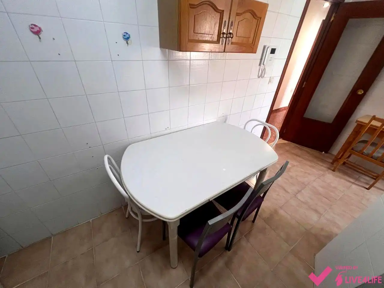 Dining room of Flat for share in Valencia  with Air Conditioner and Furnished