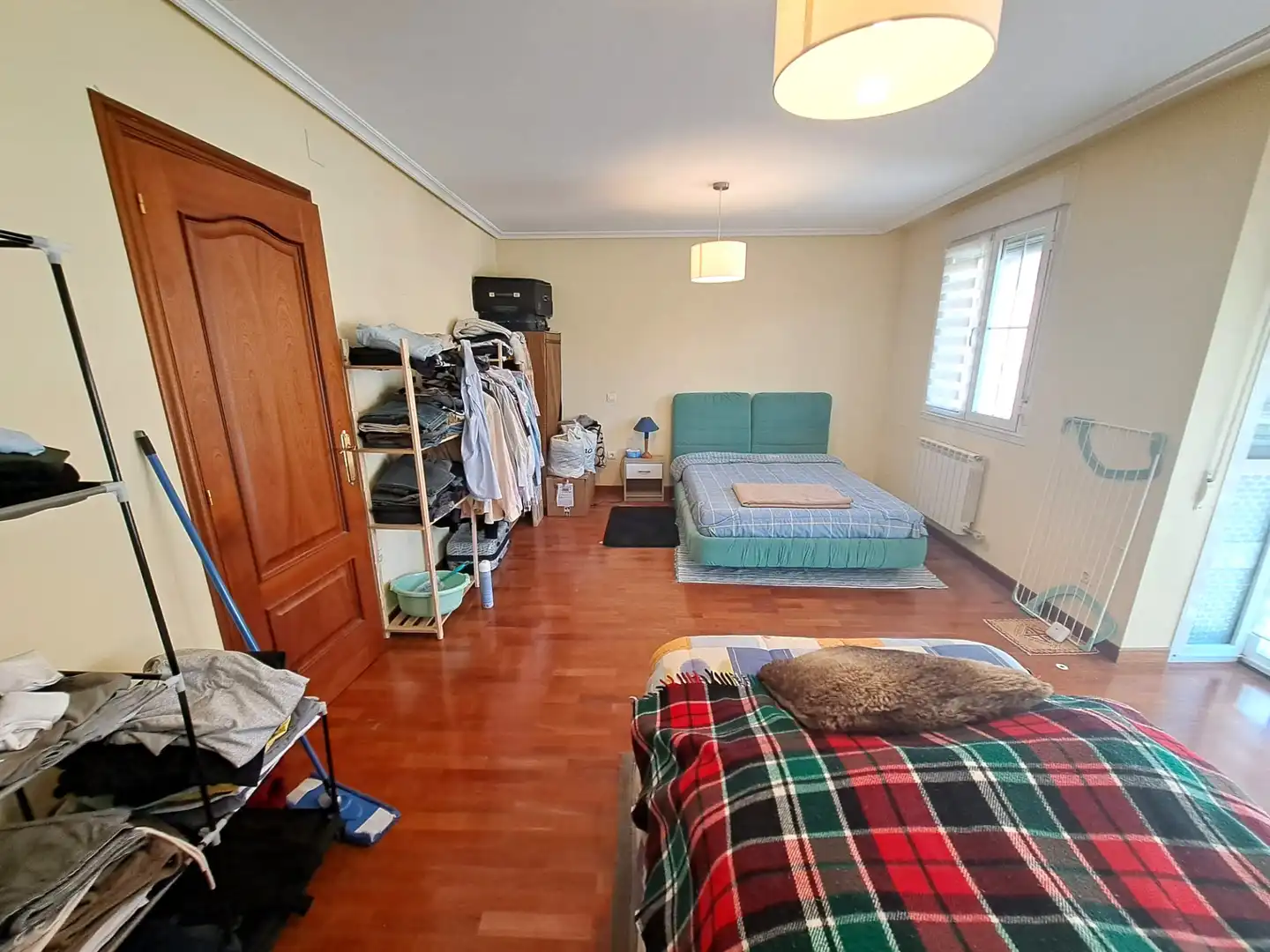 Schlafzimmer von Einfamilien-Reihenhaus zum Verkauf in Zarratón mit Heizung, Terrasse und Möbliert