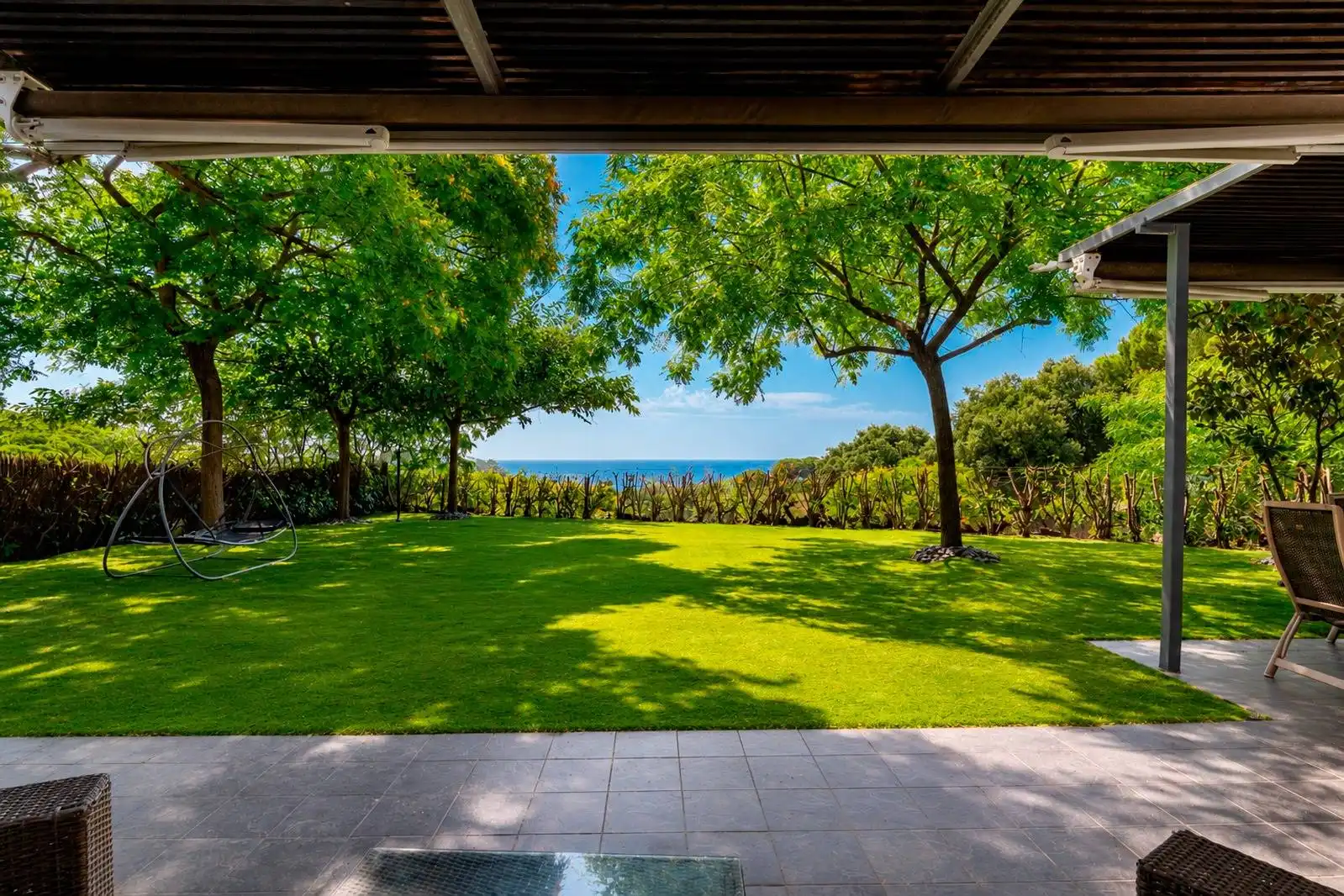 Terrasse von Haus oder Chalet zum Verkauf in Sant Vicenç de Montalt mit Klimaanlage, Heizung und Privatgarten