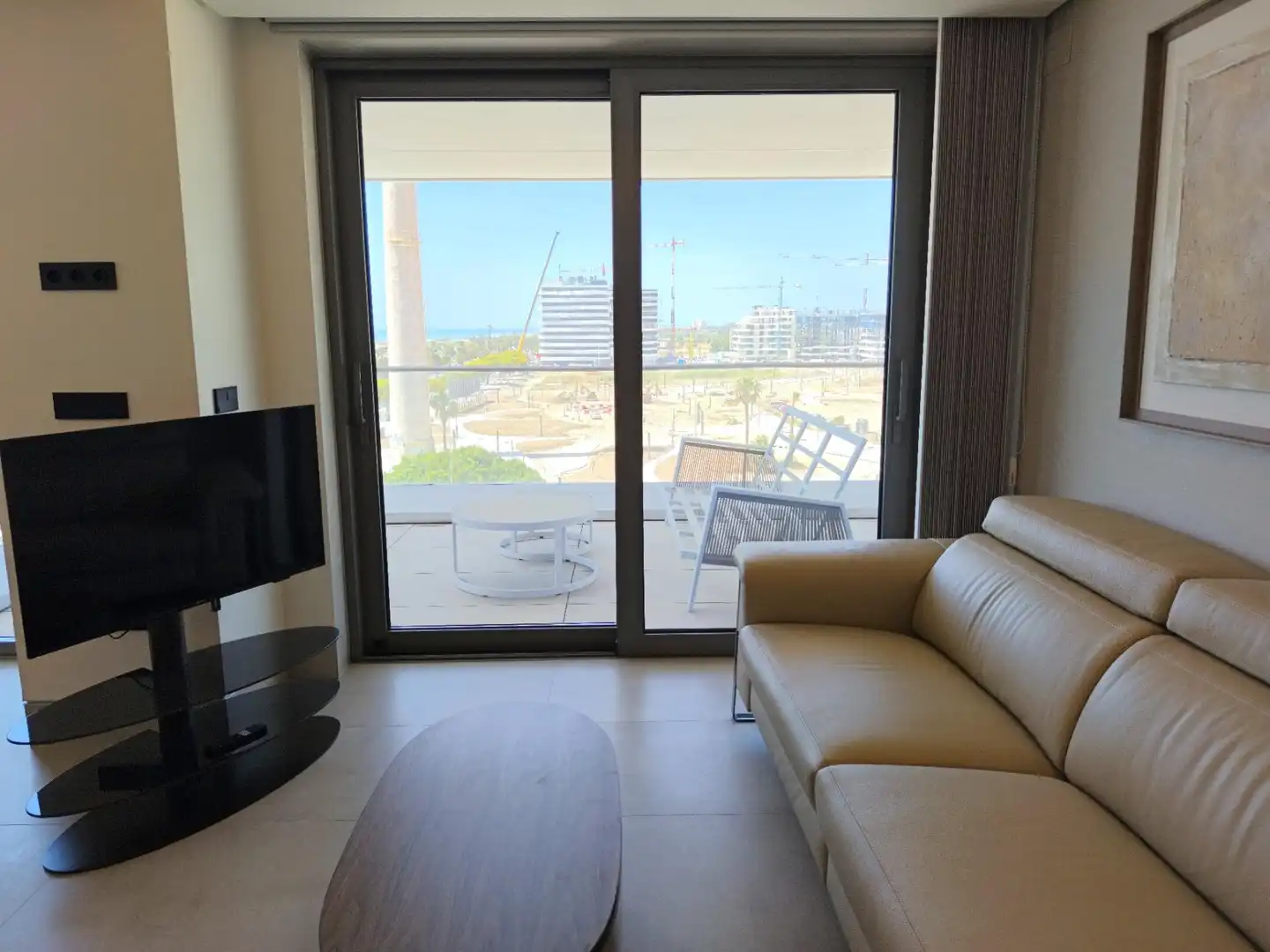 Sala de estar de Piso de alquiler en Málaga con Aire acondicionado, Calefacción y Terraza