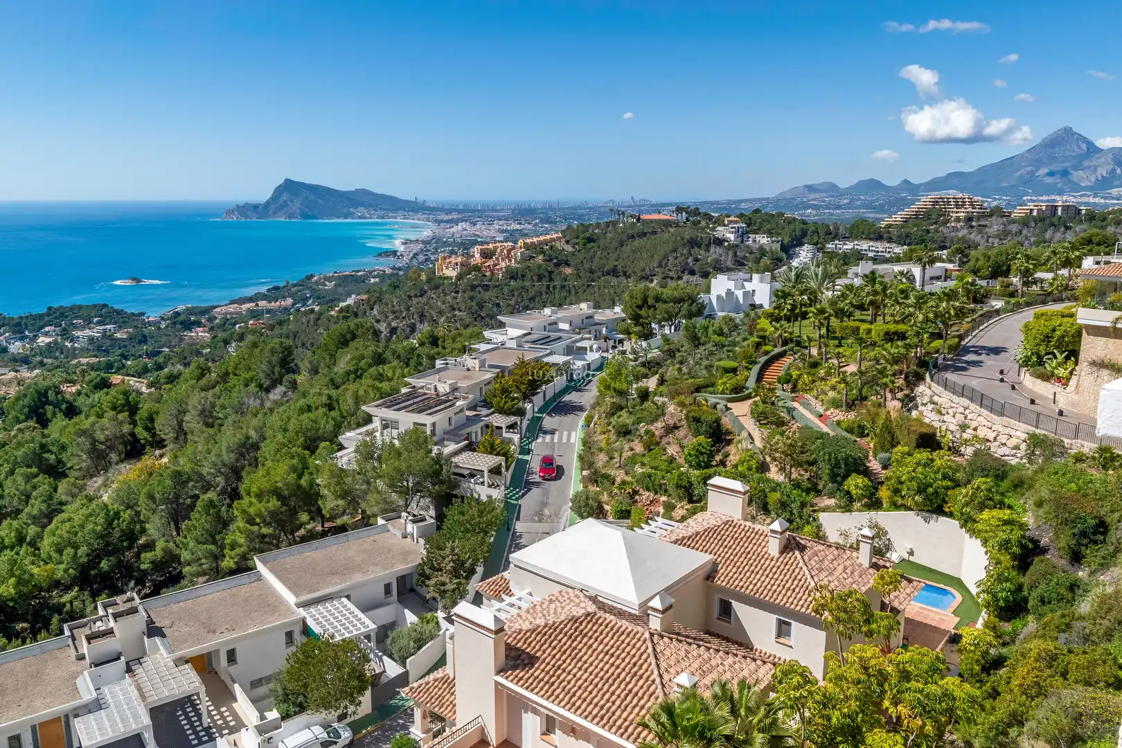 Vista exterior de Piso en venta en Altea Hills