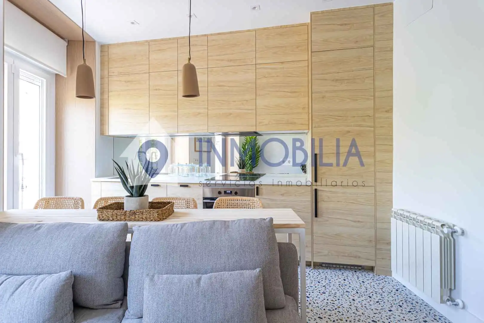 Küche von Wohnung zum Verkauf in Madrid mit Klimaanlage und Heizung