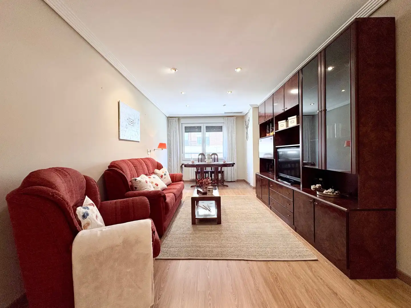 Sala de estar de Apartamento en venta en Arnedo con Calefacción, Parquet y Trastero