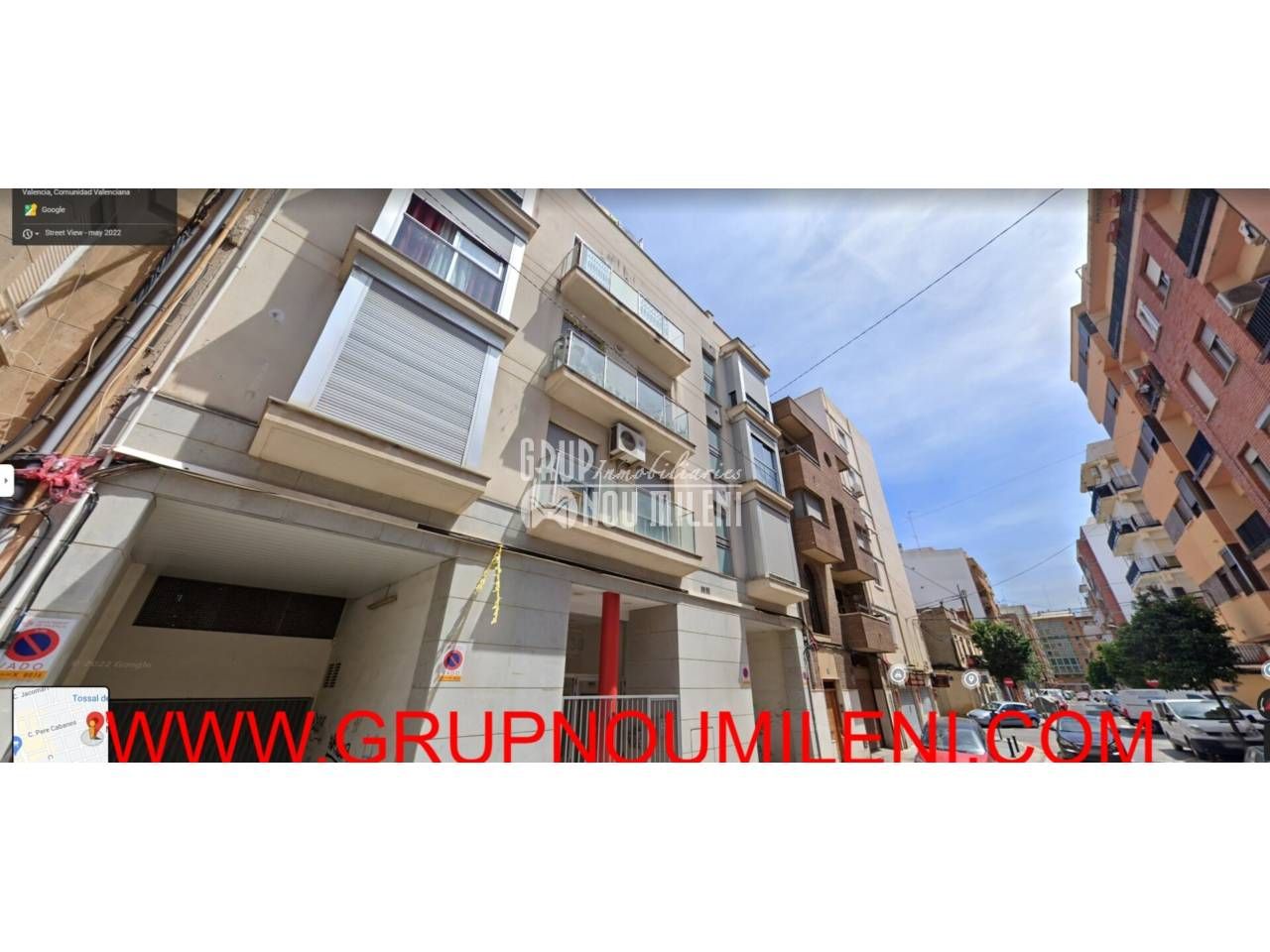 Exterior view of Flat for sale in  Valencia Capital  with Balcony