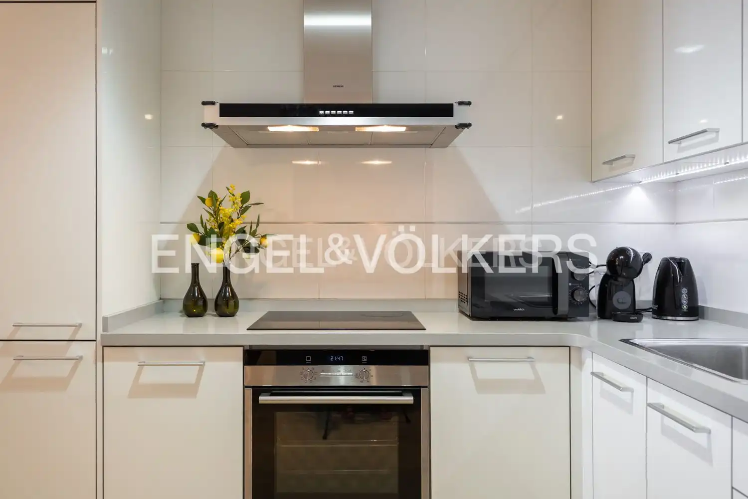 Kitchen of Flat for rent in Alboraya  with Air Conditioner, Heating and Private garden