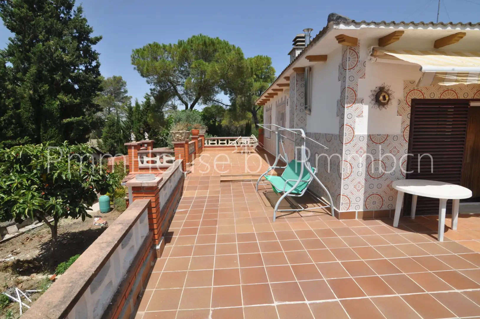 Terrassa de Casa o xalet en venda en Mediona amb Calefacció, Jardí privat i Terrassa