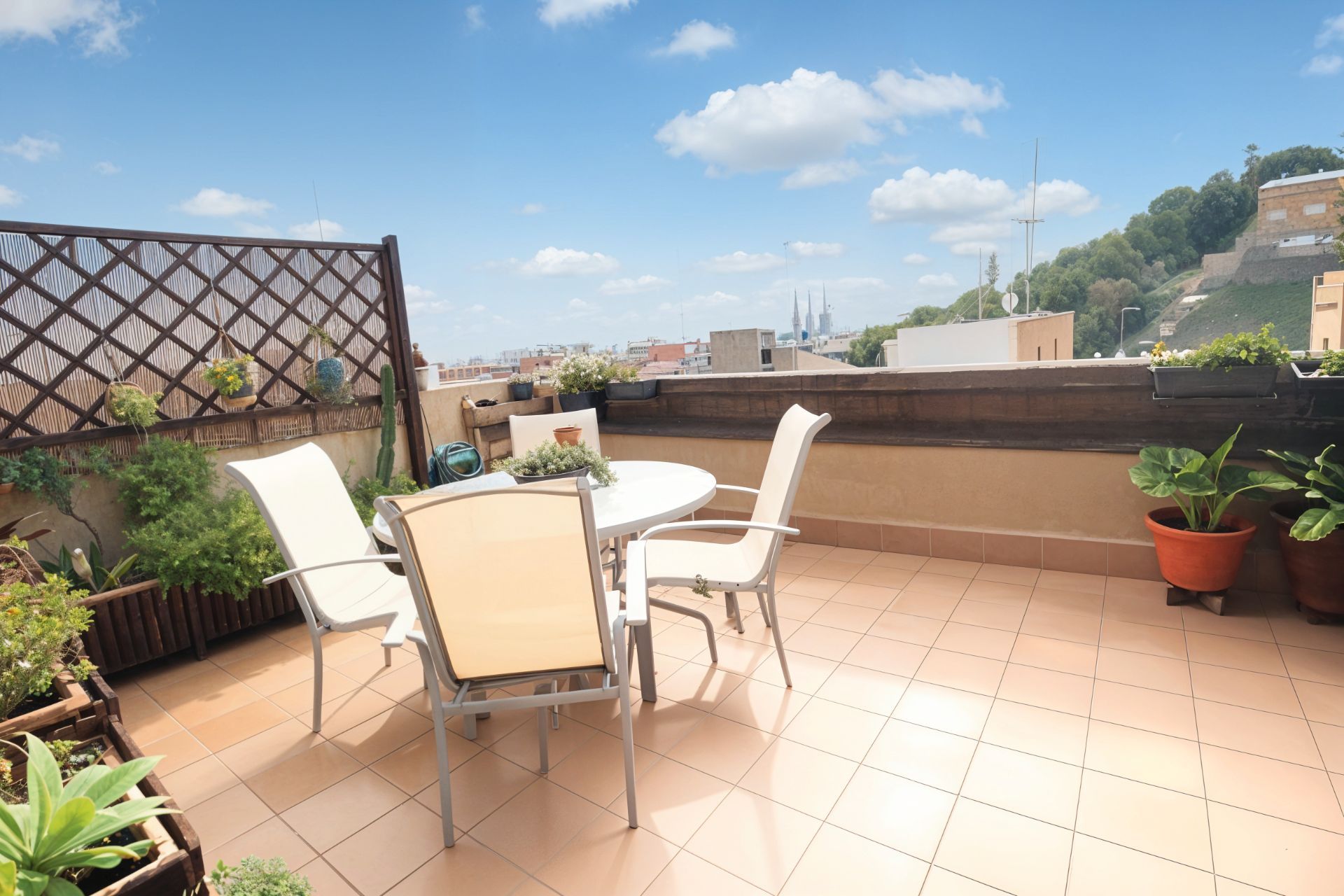 Terraza de Ático en venta en Badalona con Aire acondicionado, Calefacción y Terraza