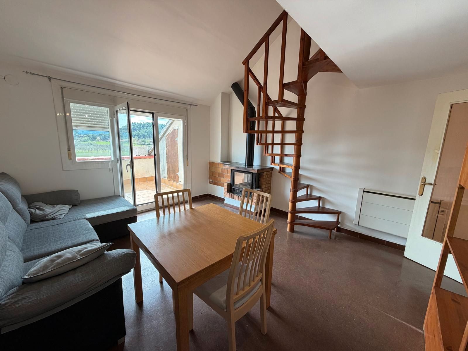 Living room of Attic for sale in Vimbodí i Poblet  with Air Conditioner, Heating and Terrace