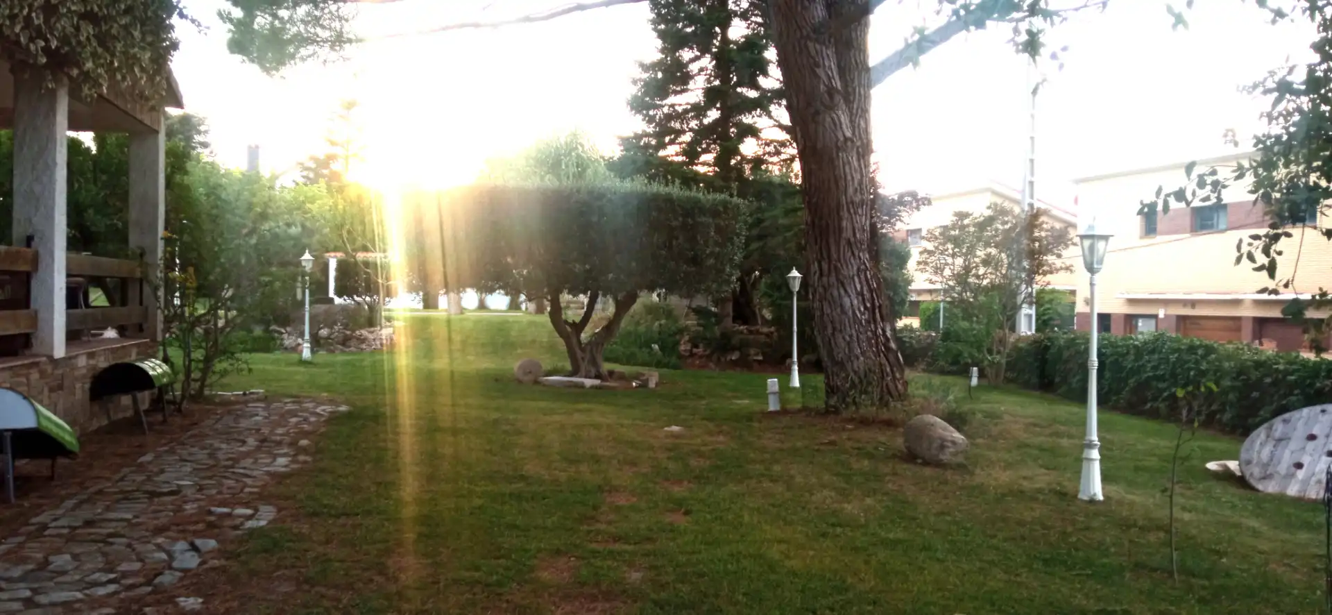 Jardín de Casa o chalet en venta en La Pobla de Claramunt con Aire acondicionado, Calefacción y Jardín privado