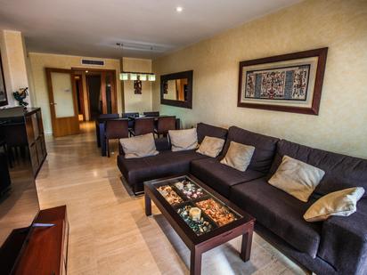 Sala d'estar de Àtic en venda en Calafell amb Aire condicionat, Calefacció i Jardí privat