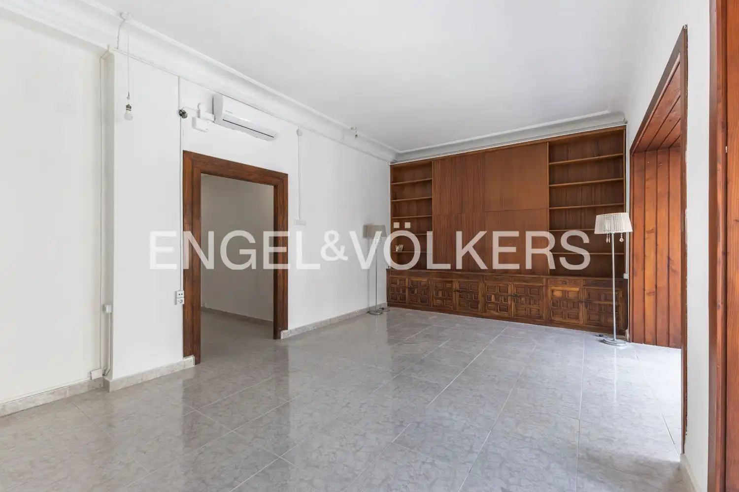 Wohnzimmer von Wohnung zur Miete in Valencia mit Klimaanlage, Heizung und Parkett