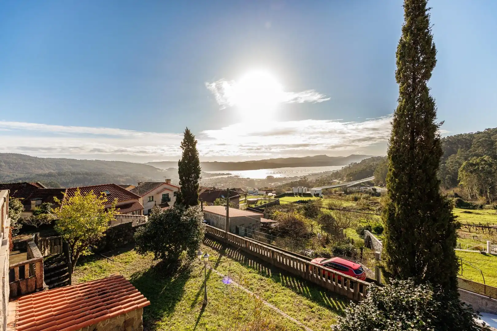 Außenansicht von Haus oder Chalet zum Verkauf in Moaña mit Heizung, Abstellraum und Balkon