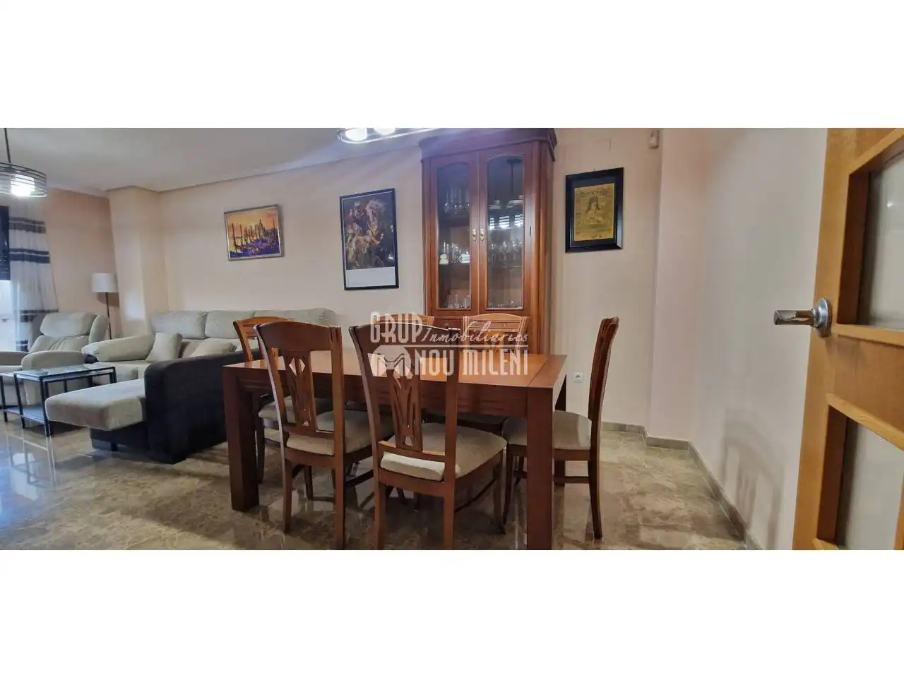 Dining room of Flat for rent in Catarroja  with Air Conditioner, Heating and Terrace