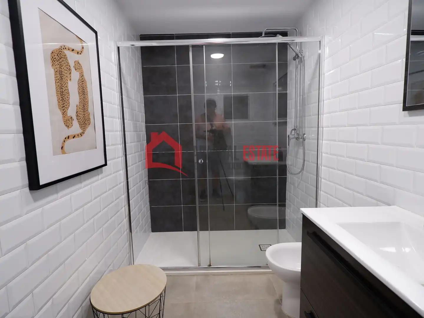 Bany de Apartament de lloguer en Valencia amb Aire condicionat, Moblat i Balcó