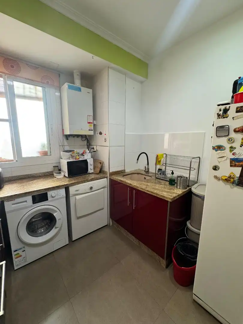 Kitchen of Flat for sale in Valencia  with Parquet flooring and Terrace