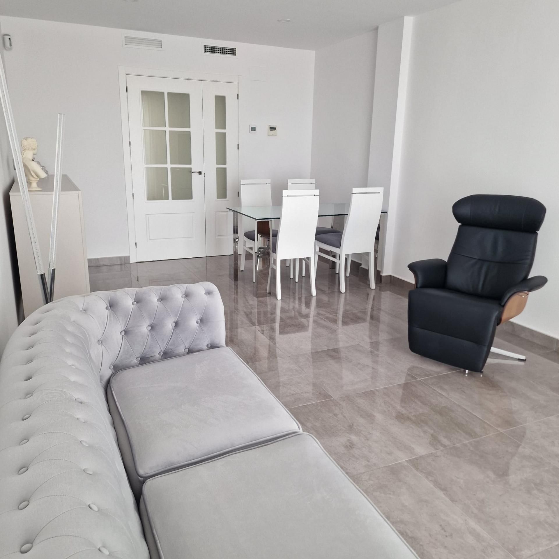 Living room of Flat for sale in Badajoz Capital  with Heating, Storage room and Balcony