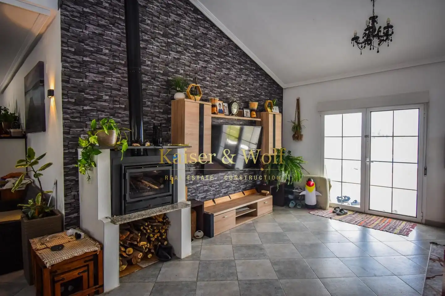 Sala de estar de Finca rústica en venta en Crevillent con Jardín privado, Terraza y Piscina