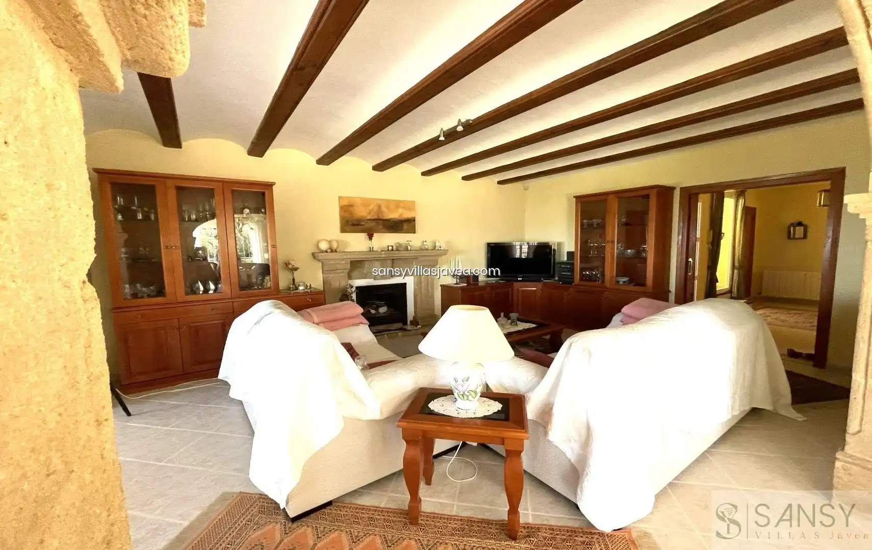 Living room of Houses for sale in Jávea / Xàbia  with Air Conditioner and Storage room