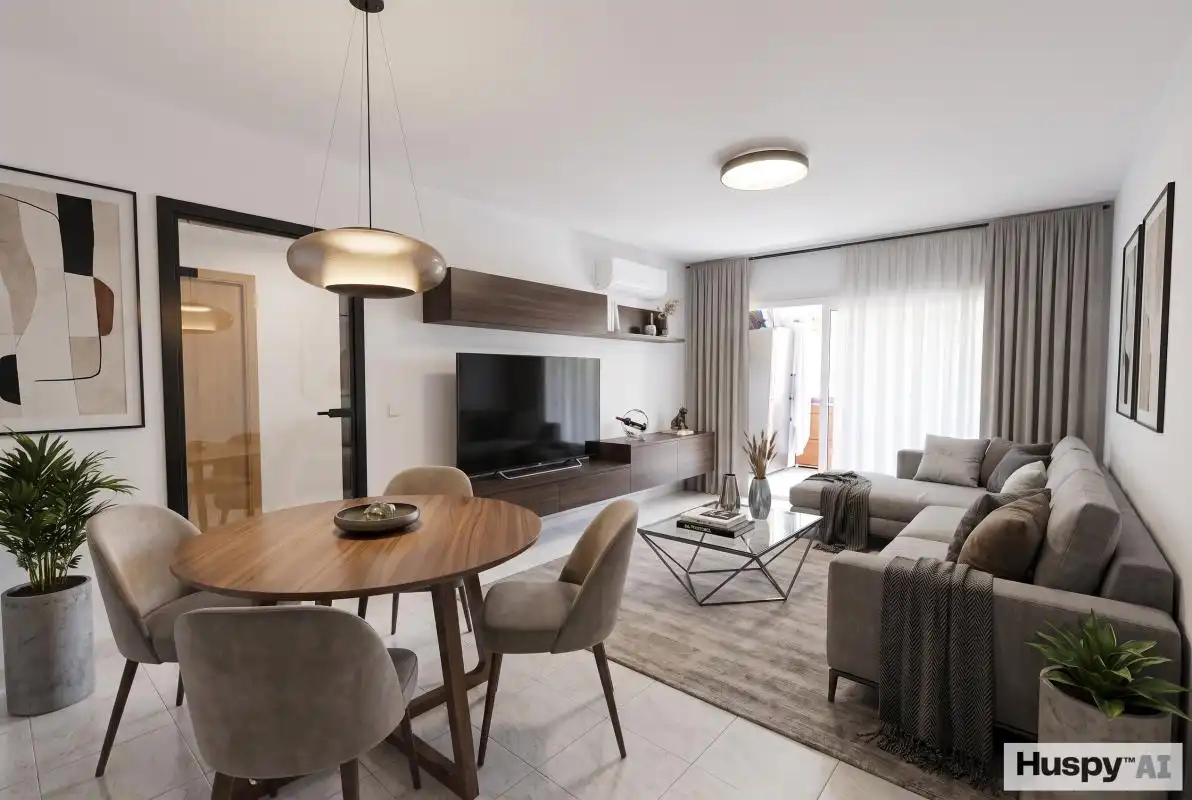 Sala d'estar de Pis en venda en Santa Eulària des Riu amb Aire condicionat i Calefacció