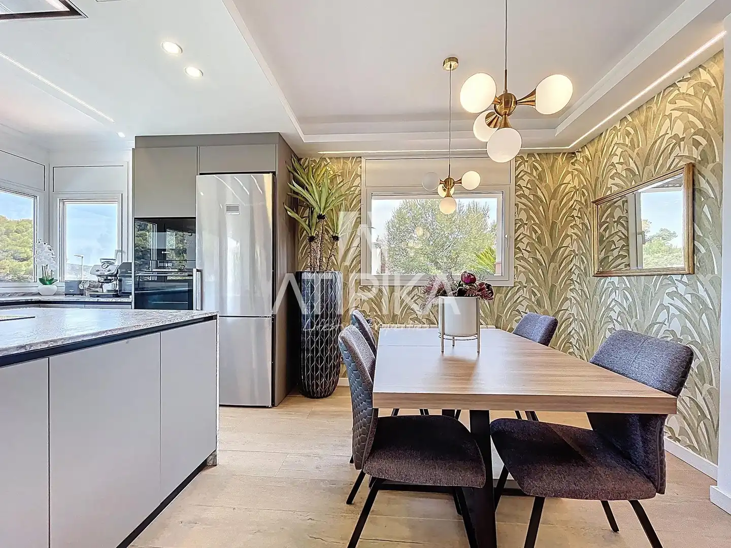 Kitchen of Houses for sale in Sant Pere de Ribes  with Swimming Pool, Oven and Washing machine