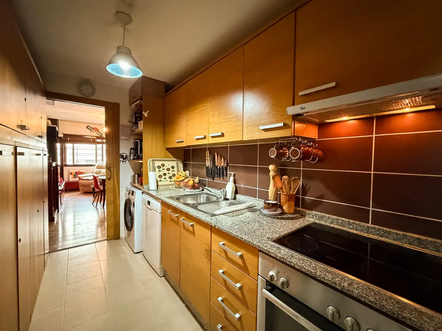 Cuina de Planta baixa en venda en Sagunto / Sagunt amb Aire condicionat, Terrassa i Moblat
