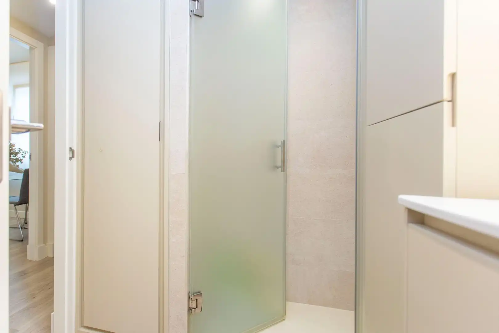 Badezimmer von Wohnung zum Verkauf in Jerez de la Frontera mit Klimaanlage, Heizung und Parkett
