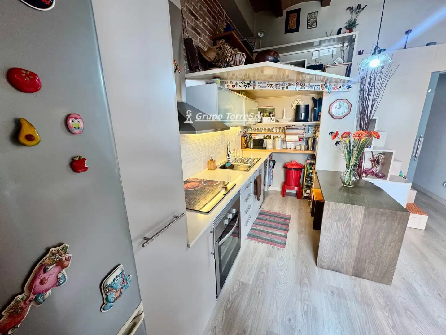 Kitchen of Flat for sale in Barcelona  with Air Conditioner, Heating and Terrace
