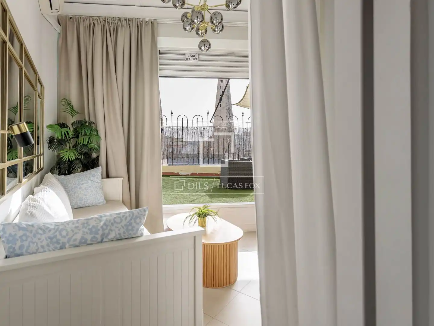 Bedroom of Flat for rent in Madrid  with Air Conditioner, Heating and Terrace