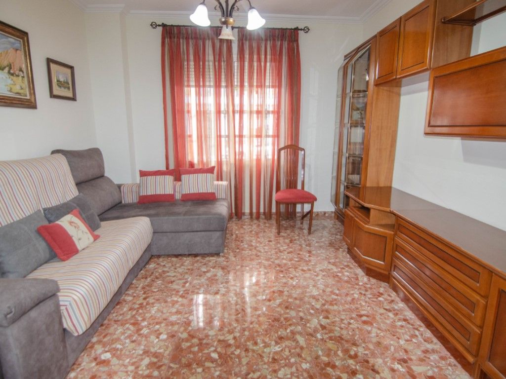 Sala de estar de Casa adosada de alquiler en La Rinconada