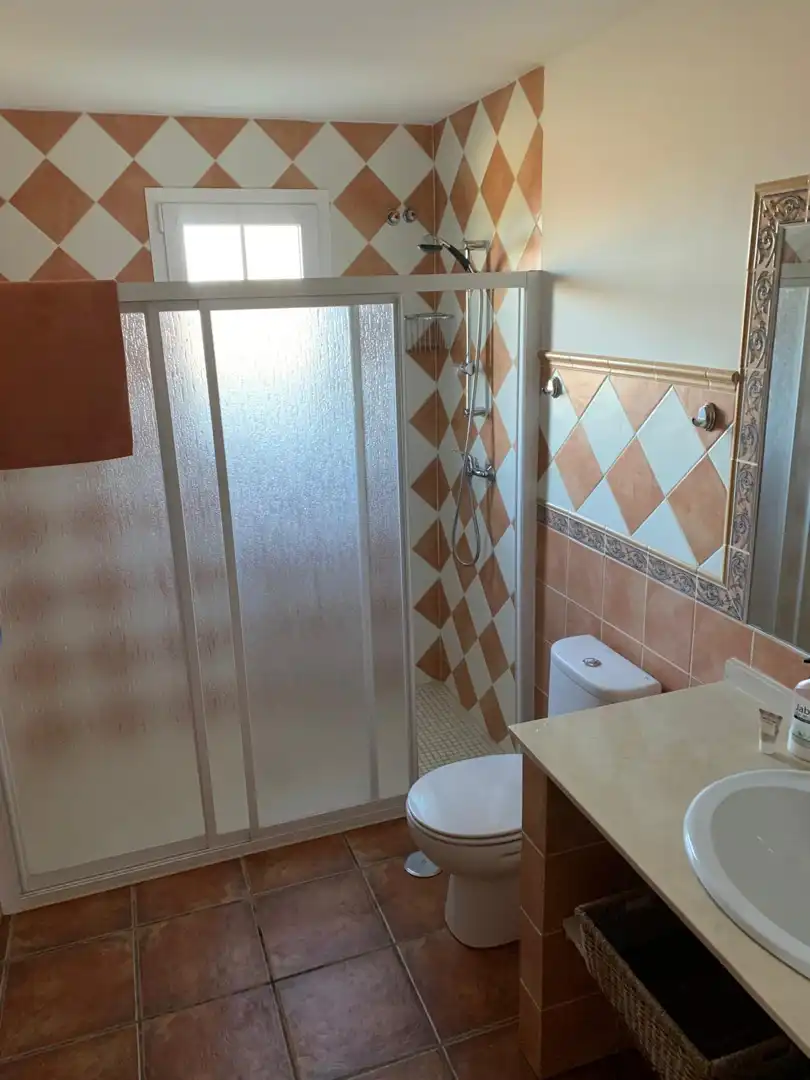 Baño de Finca rústica de alquiler en Ronda con Amueblado