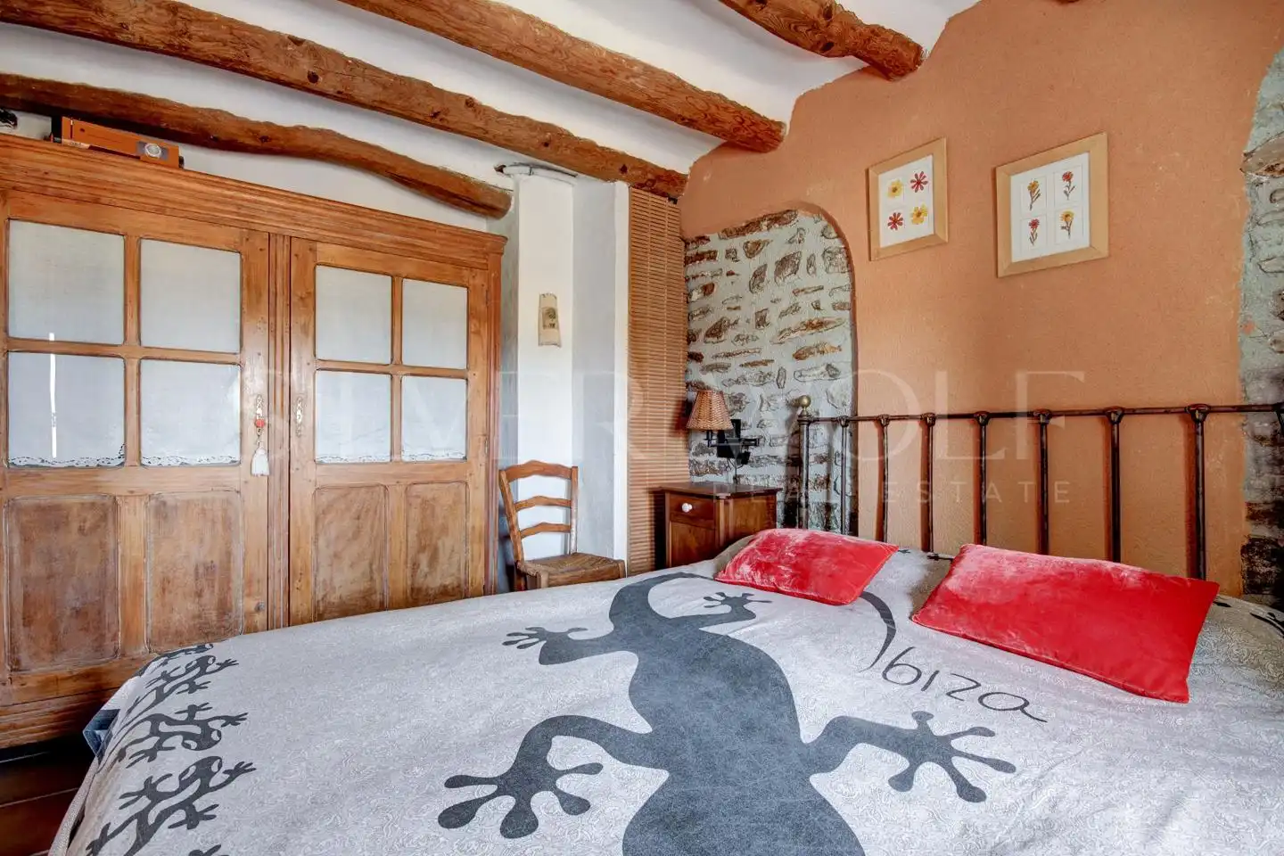 Habitación de Casa adosada en venta en Les Piles con Aire acondicionado y Alarma