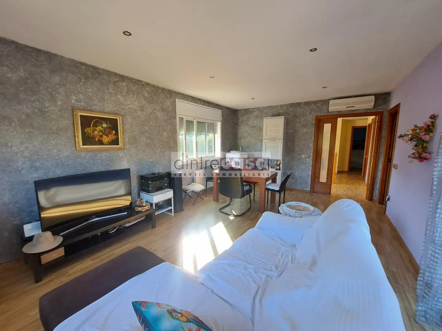 Living room of Houses for sale in Tordera  with Heating, Parquet flooring and Terrace