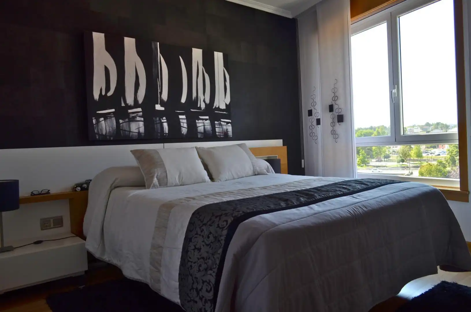 Bedroom of Flat for sale in Carballo  with Heating, Storage room and Furnished