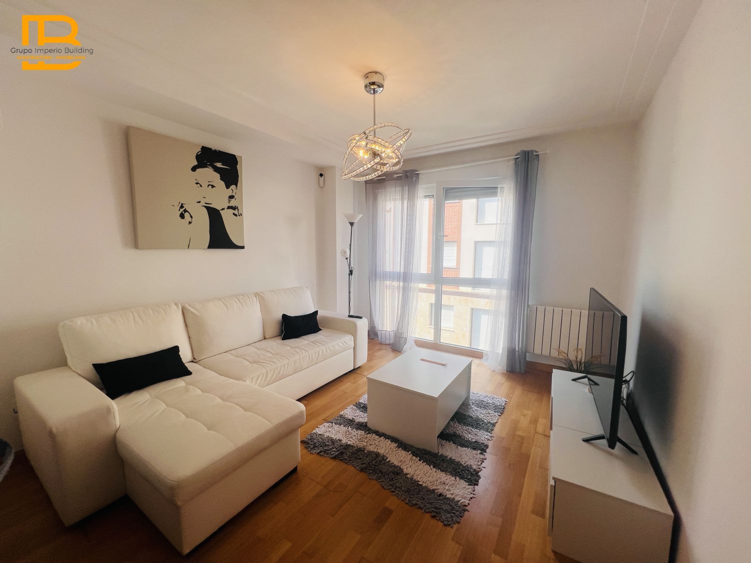 Wohnzimmer von Wohnung zum Verkauf in Ramales de la Victoria mit Heizung, Parkett und Abstellraum