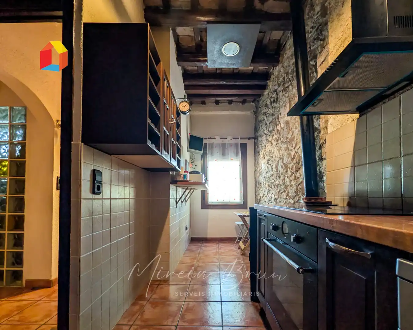 Cocina de Casa adosada en venta en Seva con Calefacción