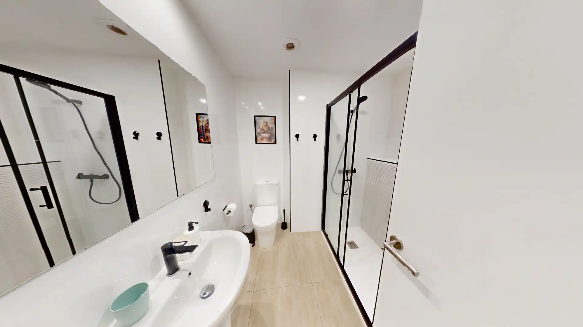 Badezimmer von Erdgeschoss zum Verkauf in Alicante / Alacant mit Möbliert