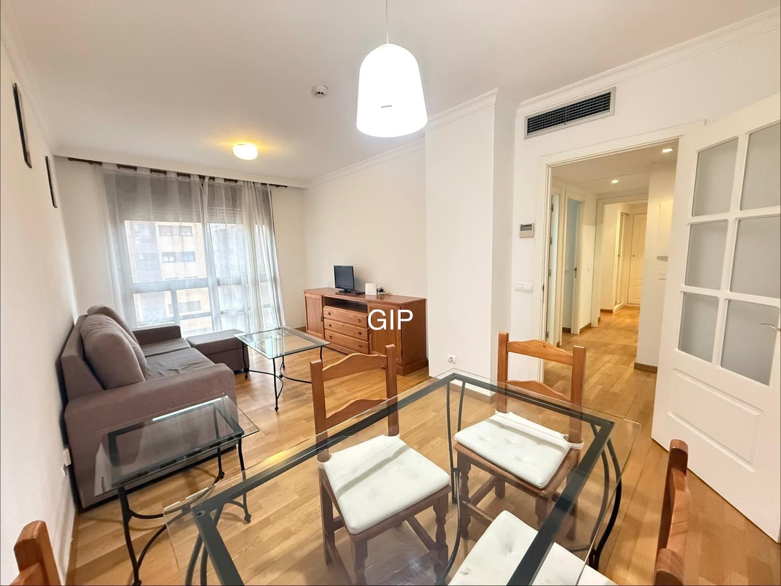 Sala d'estar de Pis de lloguer en  Madrid Capital amb Aire condicionat, Calefacció i Parquet